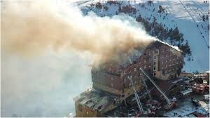 66 people died in fire in ski resort, people jumped from windows to save their lives